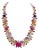 Bochic “Capri” Vintage Ruby, Sapphire, Amethyst, Aquamarine & Peridot Necklace For Sale