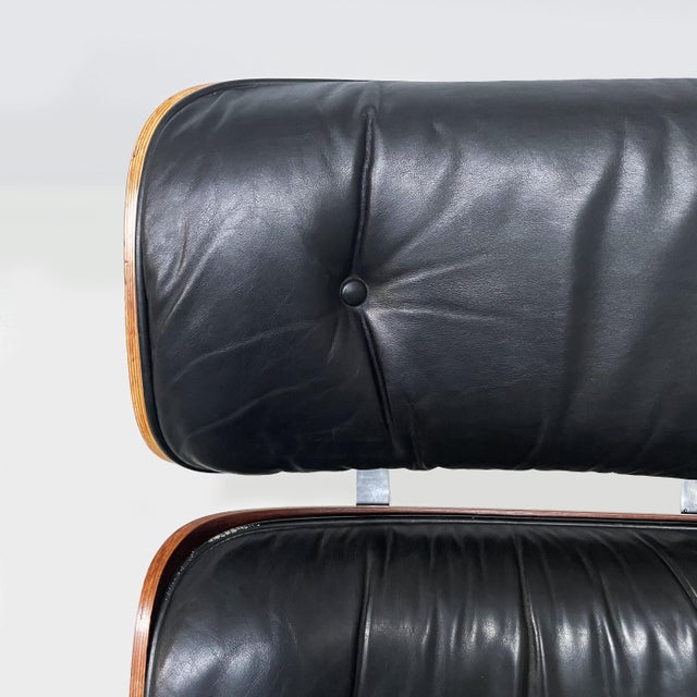 Set of American Modern Lounge Chair and Ottoman by Charles & Ray Eames, 1970s For Sale - Image 6 of 18