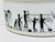 Vintage Limoges Porcelain Lidded Box Black White Parisian Silhouette 1980s For Sale - Image 12 of 18