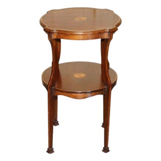 Antique Sheraton Revival Hardwood Side Table, 1880 For Sale