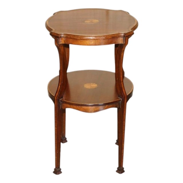 Antique Sheraton Revival Hardwood Side Table, 1880 For Sale