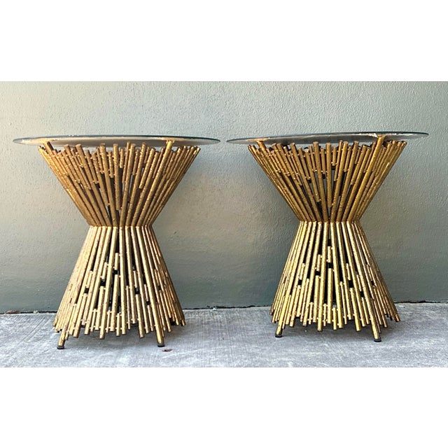 Vintage Ambella Home “Pick Up Stick” Side Tables - A Pair For Sale - Image 12 of 12