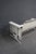 1950s Pie Crust Style Fully Restored White Metal Glider For Sale - Image 14 of 14