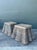 Vintage Coastal Woven Rattan Draped Side Tables - A Pair For Sale - Image 9 of 12