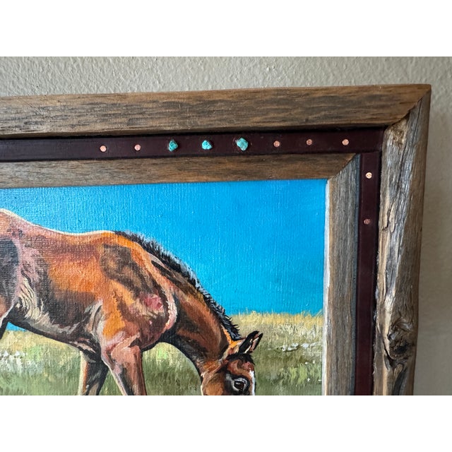 "Que Curiosa" ~ Willie Britt, Original Acrylic Painting. For Sale - Image 4 of 8