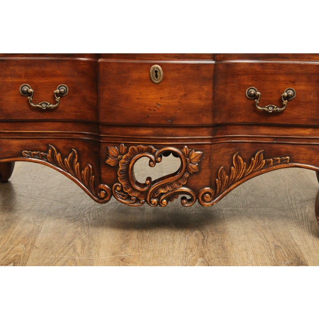 Banks, Coldstone by Sarreid Rococo Style Blockfront Chest For Sale - Image 10 of 12