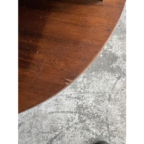 Vintage Art Deco Round Coffee Table with Double Tier For Sale - Image 10 of 13