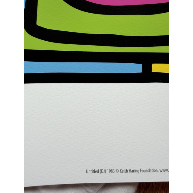 Keith Haring, Untitled (Dj) 1983, 2000s, Paper, in Very Good conditions. Designed from 2000