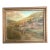 Landscape Oil Painting on Canvas- Gold Wood Frame For Sale