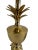 Pair of Late 20th Century Golden Brass Pineapple Lamps For Sale - Image 9 of 12