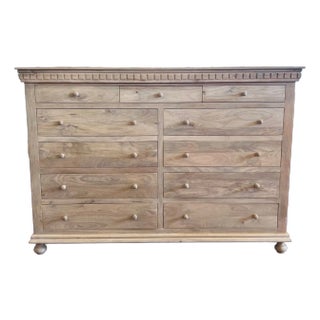 Coastal 11-Drawer Tall Dresser For Sale