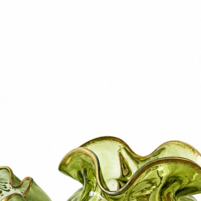 Crystal Vases and Flower Stand, Set of 3 For Sale - Image 4 of 6