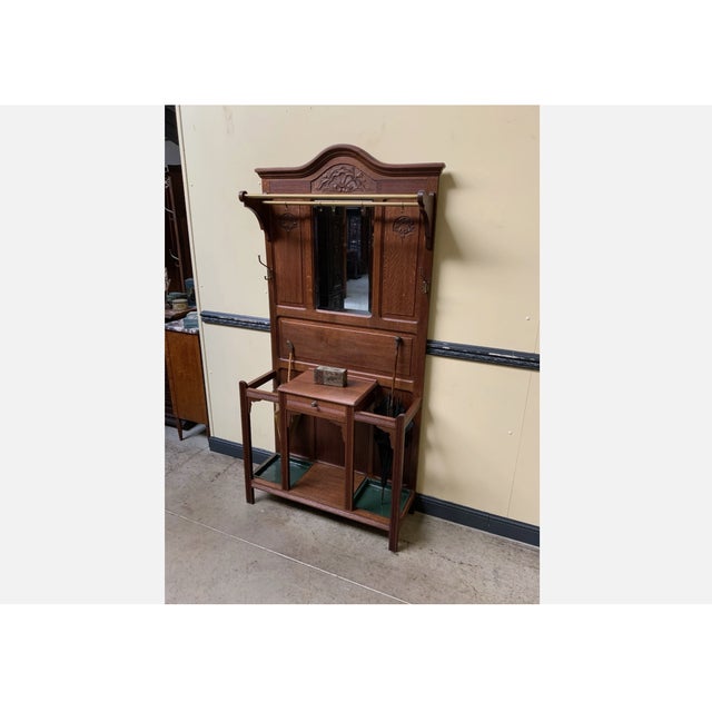 Antique Art Nouveau Wardrobe, 1910 For Sale - Image 4 of 10