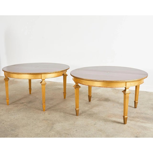 Pair of French Empire Demilune Flip-Top Consoles by Ira Yeager For Sale In Sacramento - Image 6 of 13