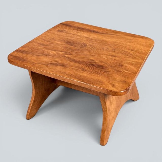 Arts & Crafts Solid Elm Coffee Table with Pegged Joinery A beautifully crafted solid elm coffee table in the timeless Arts...