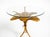 Mid-Century Florentine Gilded Side Table with Large Leaves and Glass Top, 1960s For Sale - Image 12 of 18