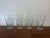 Coca Cola Bottling Co. 1980s Coca-Cola Contour Drinking Glasses Clear Coke Logo Tumblers Collectible - Set of 4 For Sale - Image 4 of 9