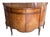 1980s John-Richard European Crossroads Collection Handpainted Demi Lune Commode Cabinet For Sale