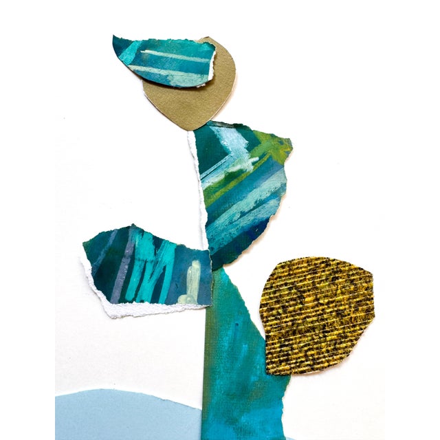 2020s "Cut to the Feeling 2" Original Framed Collage on Paper by Zac Woodiel For Sale - Image 5 of 12