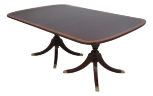 Stickley Banded Border Duncan Phyfe Dining Room Table
