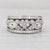 2010s Vintage Ornate 0.58ctw Diamond Flower Ring Platinum Wedding Anniversary Size 6 For Sale - Image 5 of 8