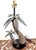 Late 20th Century Pair of British Colonial Style Tole and Rope Double Palm Tree Lamps For Sale - Image 4 of 12