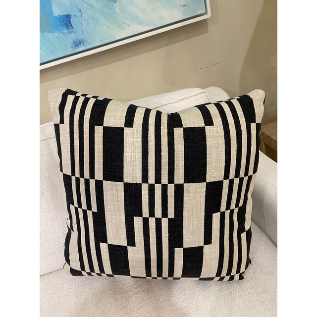 Black & White Piano Pillow For Sale In West Palm - Image 6 of 6