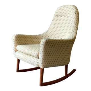Mid Century Modern Teak Rocker / Rocking Chair, Made in Norway For Sale
