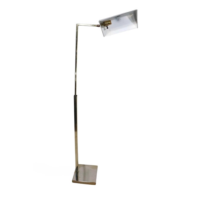 Koch & Lowy Mid 20th Century Adjustable Pharmacy Style Floor Lamp Attributed to Koch & Lowy For Sale - Image 4 of 18