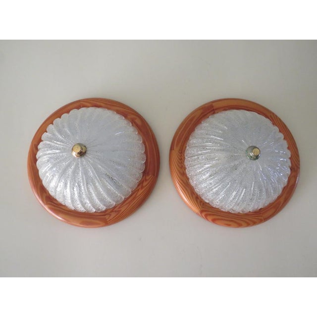 Mid-Century Wall Lamps or Ceiling Lamps from Massive Belgium, 1960, Set of 2 For Sale - Image 15 of 15
