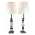 1970’s Stiffel Hollywood Regency Brass & Crystal Table Lamps For Sale