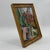 Wood Vintage Original Oil Painting Red Roses Still Life For Sale - Image 7 of 13
