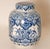 Delft Vase Jar Chinese Kangxi Style Chinoiserie Blue White Pottery For Sale - Image 6 of 8