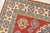 Kazak Rug 8'1'' X 10' Red Wool Tribal Hand-Knotted Oriental Carpet For Sale In Philadelphia - Image 6 of 12