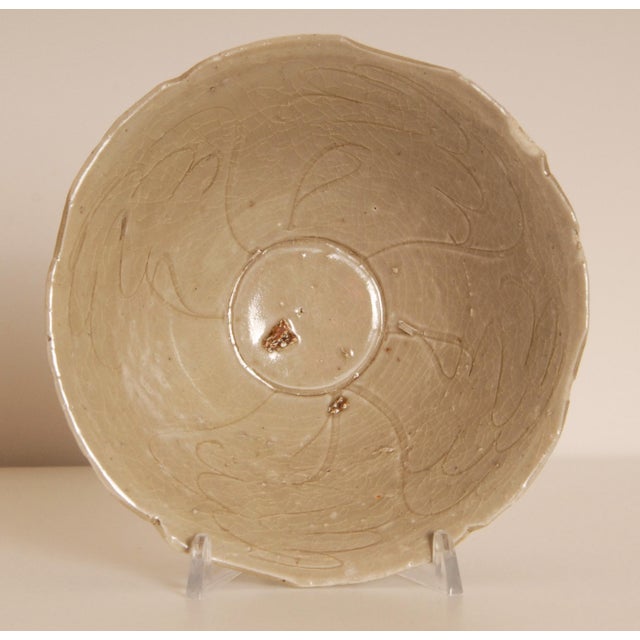 Chinese Ceramic Bowl Celadon Song Period Bowls Jepara Shipwreck Set of 5 Gothic Medieval For Sale - Image 17 of 18