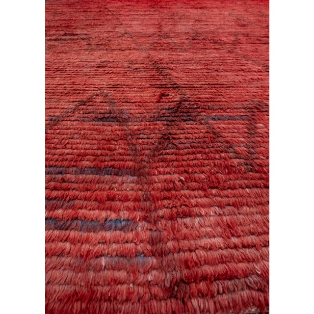 Early 21st Century Turkish Tulu Handmade Rug 9'11" x 13'10" #18545 For Sale - Image 5 of 8