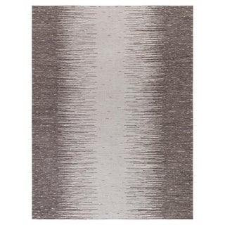 Modern Forel Scandinavian Style Flat Weave Wool Rug by Doris Leslie Blau For Sale