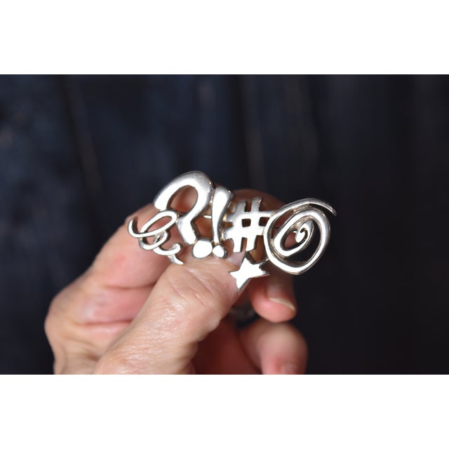 Mid 20th Century Artisan Sterling Silver Pin Brooch Fun Humor For Sale - Image 14 of 14