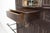 French Gothic Style Oak Coat Hat Rack with Beveled Mirror and Wrought Iron Stand, 19th Century For Sale - Image 13 of 17