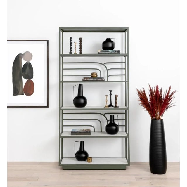 Contemporary Four Hands Aleta Vases, Iron Black - Set of 4 For Sale - Image 3 of 8