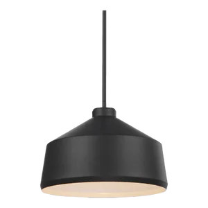 Holgate 1 Light Black Pendant