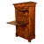 Antique French Louis Philippe Burr Walnut Secrétaire À Abattant Desk Chest 1840 For Sale - Image 9 of 18