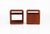 Edward Wormley for Dunbar Pair of Cube End Tables, 1947 Oiled mahogany. Pair of cube-form end tables designed by Edward...