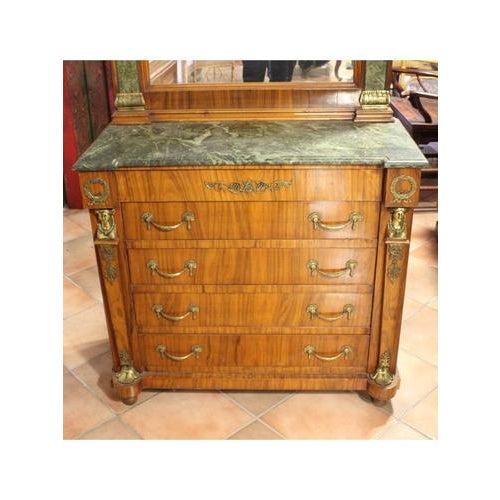 Chest of Drawers with Mirror, France, 1970s For Sale - Image 4 of 10