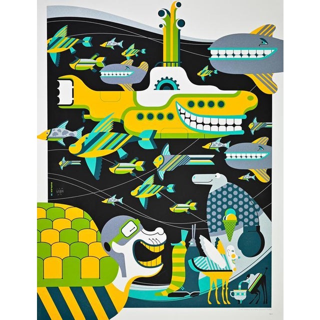 Offset print in colours. © 2012 Suburban Life Ltd A vibrant and visually striking contemporary graphic poster inspired by...