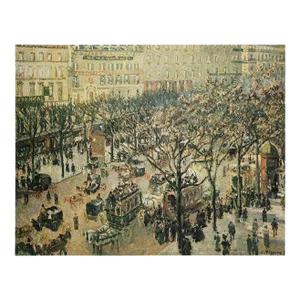 1977 After Camille Pissarro "Boulevard Des Italiens, Morning, Sunlight", Large Full-Color Print