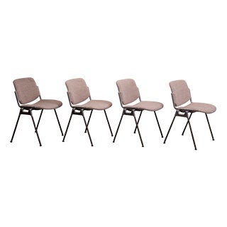 Vintage DSC 106 Chairs by Giancarlo Piretti for Castelli, 1980, Set of 4 For Sale