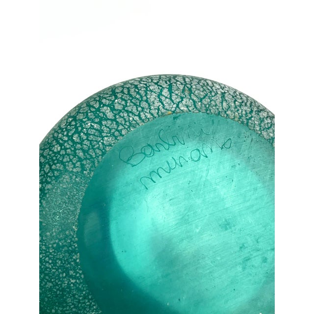 Murano Late 20th Century Italian Alfredo Barbini Murano Scavo Glass Decanter For Sale - Image 4 of 4