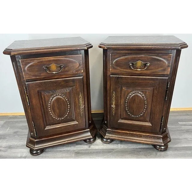 Vintage French Nightstands, Set of 2 For Sale - Image 13 of 13