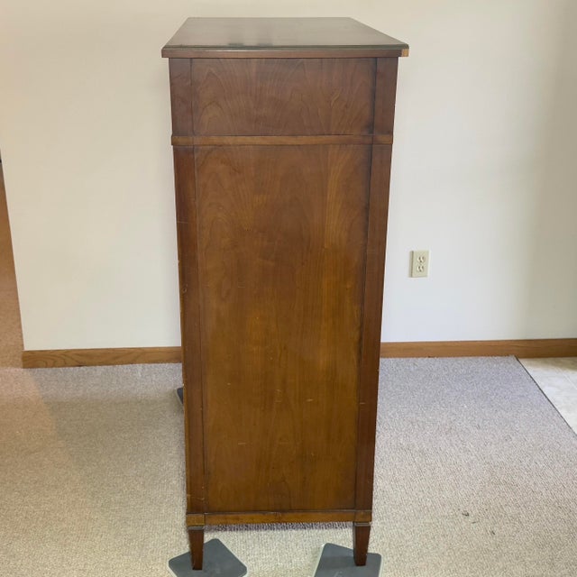 Heritage-Henredon Vintage Henredon Heritage Highboy Chest For Sale - Image 4 of 11